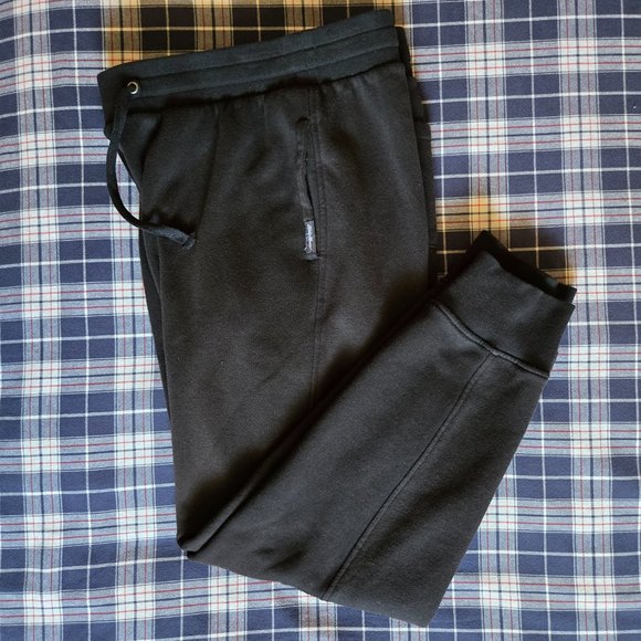 Eddie Bauer Men's Fleece Black Jogger Sweatpants Size M - Picture 6 of 8